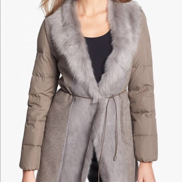 Fabiana Filippi puffer and fur collar coat - Picture 9 of 10